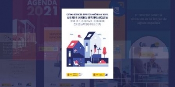 Portada Estudio con logotipos de la DG de Derechos de las Personas con Discapacidad y el Real Patronato sobre Discapacidad e ilustración de una casa con personas dentro